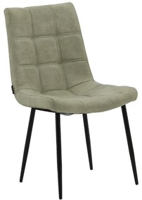 Intrahome Καρέκλα ALTAIINA Intrahome pu γκρι antique-μαύρο πόδι | SKU: INTRAPA-130111273