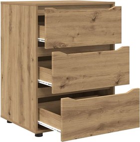 vidaXL Ντουλάπι αποθήκευσης Artisan Oak 60 x 48 x 81 εκ