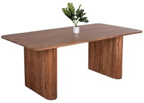 Τραπέζι Τραπεζαρίας Groot HM9683 200,5x100x72cm Από Μασίφ Ακακία Natural Ξύλο
