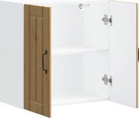 vidaXL ντουλάπι τοίχου κουζίνας "Lucca" Artisan Oak Engineered Wood