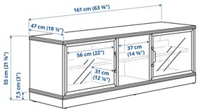 LANESUND έπιπλο TV, 161x47x55 cm 504.665.53