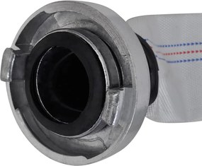 vidaXL Μάνικα Πυρόσβεσης Πλακέ 20 μ. με Ρακόρ C-Storz 2 Ιντσών