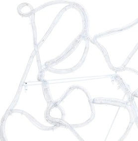 vidaXL Χριστουγεννιάτικη Διακόσμηση Πολύχρωμο 69 x 79 εκ PVC