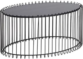 Τραπεζάκι σαλονιού Temporal Oval-Mauro