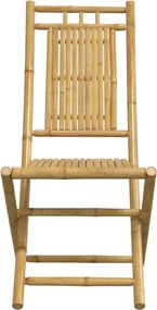 vidaXL Σετ Τραπεζαρίας Κήπου 5 Τεμαχίων από Μπαμπού