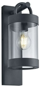Φωτιστικό Τοίχου - Απλίκα Sambesi 204160142 1xE27 28W 12x33cm Grey Trio Lighting Aluminium