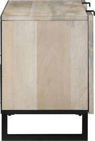 vidaXL Μονάδες TV 105 x 33 x 46 εκ. Λευκό Επεξεργασμένο Ξύλο