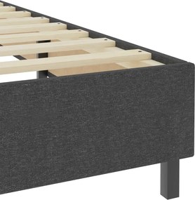 vidaXL Πλαίσιο Κρεβατιού Boxspring Γκρι 100 x 200 εκ. Υφασμάτινο