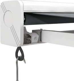 vidaXL Τέντα Πτυσσόμενη Ανθρακί 5 x 3 μ. Ύφασμα και Αλουμίνιο