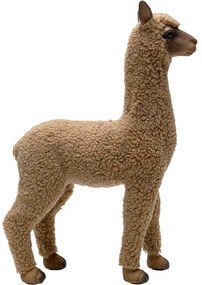 Διακοσμητικό Επιτραπέζιο Happy Alpaca Καφέ 38*26*9.2εκ. - Καφέ