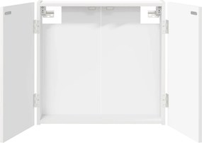 vidaXL Ντουλάπα Πινάκων Βελών Λευκό 56 x 12 x 53,5 εκ.