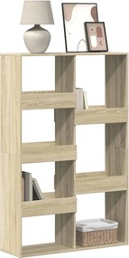 vidaXL Βιβλιοθήκη Sonoma Δρυς 100x33x155,5 εκ. από Επεξεργασμένο Ξύλο