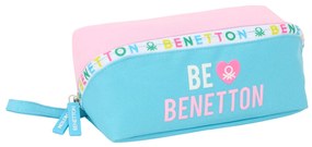 Κασετίνα Benetton Unique Ροζ Τυρκουάζ 20 x 8 x 8 cm