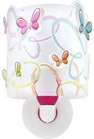Φωτιστικό Τοίχου Παιδικό Butterfly 62149 E27 15x24cm Multi Ango