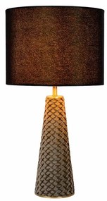 Φωτιστικό Επιτραπέζιο Lucide 10501-81-30 EXTRAVAGANZA VELVET Μαύρο Ματ (Black Mat)|Γκρι (Grey)