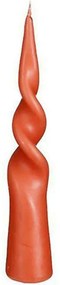 Κερί Κώνος Σπιράλ 02.1117125 5x25cm Orange Paraffin