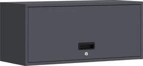 vidaXL Ντουλάπι τοίχου για γκαράζ Ανθρακί 80 x 33 x 35 εκ