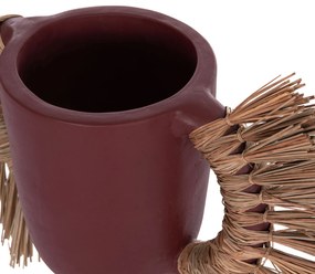 ΕΠΙΤΡΑΠΕΖΙΟ ΔΙΑΚΟΣΜΗΤΙΚΟ ΒΑΖΟ ALICA HM4668.06L ΒΥΣΣΙΝΙ ΤΕΡΑΚΟΤΑ &amp; GRASS--64x22x38Υεκ
