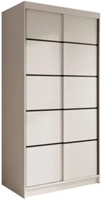 Ντουλάπα Wardis 100 συρόμενη-Leuko