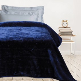 Κουβέρτα Velour Μονή 160x220εκ. Blankets 0292 Blue Das Kids