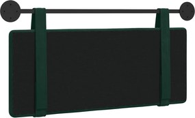 vidaXL Κρεμαστό Κεφαλάρι Σκούρο Πράσινο Βελούδο