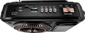 Επαναφορτιζόμενο ραδιόφωνο - PX-101BT - 020023 - Black