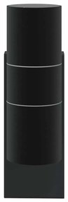 vidaXL Εξωτερικά Φωτιστικά Τοίχου 2 pcs Μαύρο 7 x 10 x 22 εκ