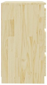 vidaXL Κομοδίνα 2 τεμ. 60 x 36 x 64 εκ. από Μασίφ Ξύλο Πεύκου
