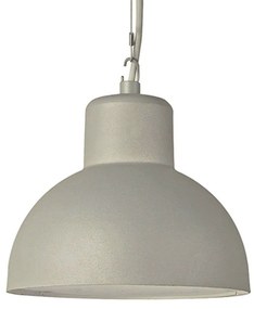 Φωτιστικό Οροφής Εξωτερικού Χώρου BERO1PG Φ20cm 1xE27 10W IP44 Grey Aca Ατσάλι,Pc