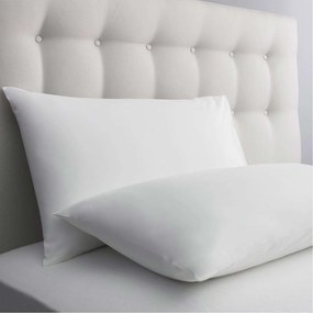 Μαξιλαροθήκη Ξενοδοχείου White 80% Cotton 20% Polyester 160TC 52 X 72 52x72cm Viscose-Βαμβάκι
