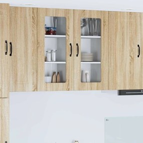 vidaXL Πάνελ πλυντηρίου πιάτων Kalmar 2 pcs Δρύς Sonoma