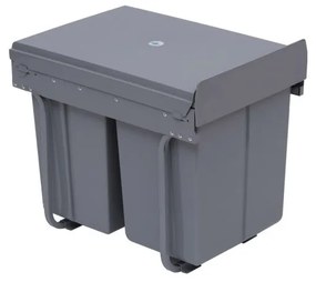 Τριπλός Κάδος Ανακύκλωσης 48 x 34.2 x 41.8 cm HOMCOM 851-002 851-002