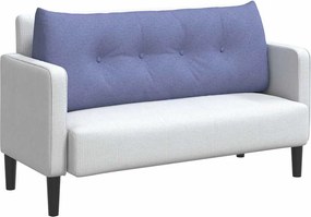 vidaXL Μαξιλάρι Πλάτης Μπλε τζην 120 x 24 x 50 εκ ύφασμα