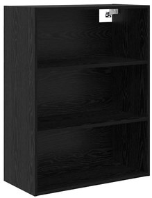 vidaXL Highboard με συρτάρι 2 pcs Μαύρη Οξυά Επεξεργασμένο ξύλο