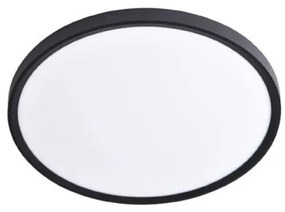 Πλαφονιέρα Φωτιστικό Οροφής LED 32W 3CCT Φ40cm InLight-42036-C-Black-Μαύρο 42036-C-Black