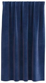 vidaXL Κουρτίνες με κουρτίνες 2 pcs Σκούρο Μπλε 140 x 140 cm Βελούδο
