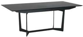 Tokyo Dining Table Black Oak 200/250x100