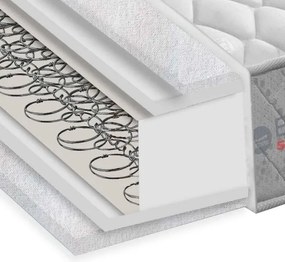 Στρώμα Ύπνου 110χ200 SUPER Ορθοπεδικό ημίδιπλο Evia Strom