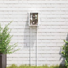 vidaXL Ντουλάπι Ελέγχου Γκρι 25 x 13 x 24 εκ ΑΒΣ Πλαστικό