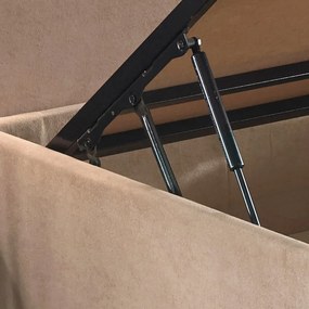 Single Bed Base Ela Single - Light Brown (90 x 190) Light Brown