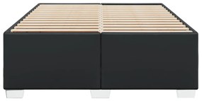 vidaXL Πλαίσιο Κρεβατιού Μαύρο 140x200 εκ. από Συνθετικό Δέρμα