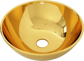 vidaXL Νιπτήρας Χρυσός 28 x 10 εκ. Κεραμικός