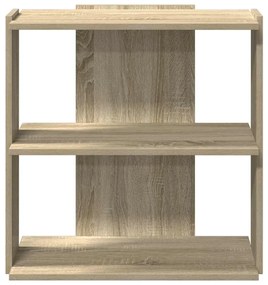 Βιβλιοθήκη 3 Επιπέδων Sonoma Δρυς 60x30x60 εκ. Επεξεργ. Ξύλο - Καφέ