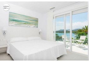 Σετ σεντονια Hosteline IRIS PREMIUM Λευκό Kρεβάτι 90 εκ