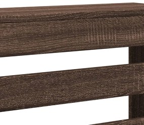 vidaXL Κάλυμμα Καλοριφέρ Καφέ Δρυς 175x20x82 εκ. Επεξεργασμένο Ξύλο