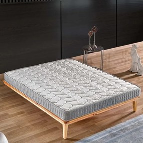 Stewehome Διπλό Στρώμα Ύπνου Φυσικής Άνεσης Γκρι 180x200x14 cm