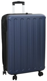 vidaXL Σκληρή Αναδιπλούμενη Βαλίτσα 28" Σκούρο Μπλε 50x30x76 εκ ABS