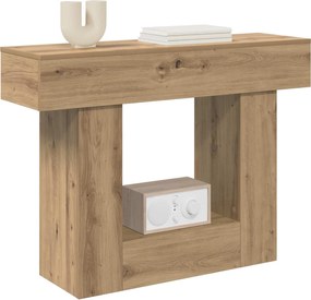 vidaXL Τεχνίτικη Δρυς 101 x 30 x 74 εκ