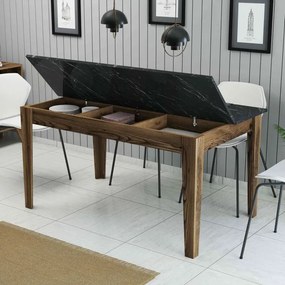 Stewehome Σετ Τραπεζαρίας Μοντέρνος Σχεδιασμός 145x88x75 cm