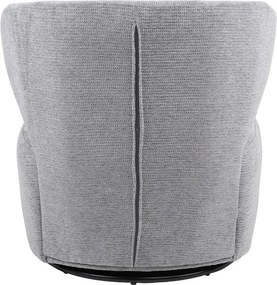 Πολυθρόνα Marelia περιστρεφόμενη γκρι ύφασμα 73x76x76εκ 73x76x76 εκ.